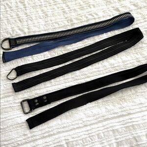 3 men’s belts bundle 48-49” long